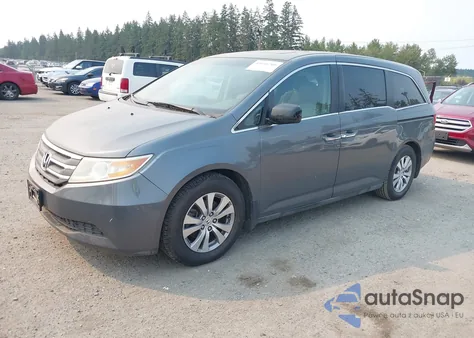 2012 Honda Odyssey Exl из США, поврежденный, VIN 5FNRL5H68CB078276